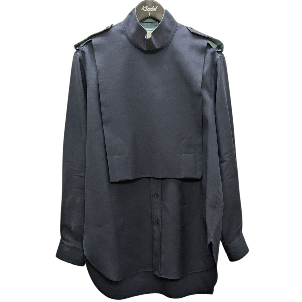 JILSANDER ジルサンダー　青長袖シャツ　S U□ユニクロ/UNIQLO ＋J ジル・サンダー長袖シャツ【M】青/men's