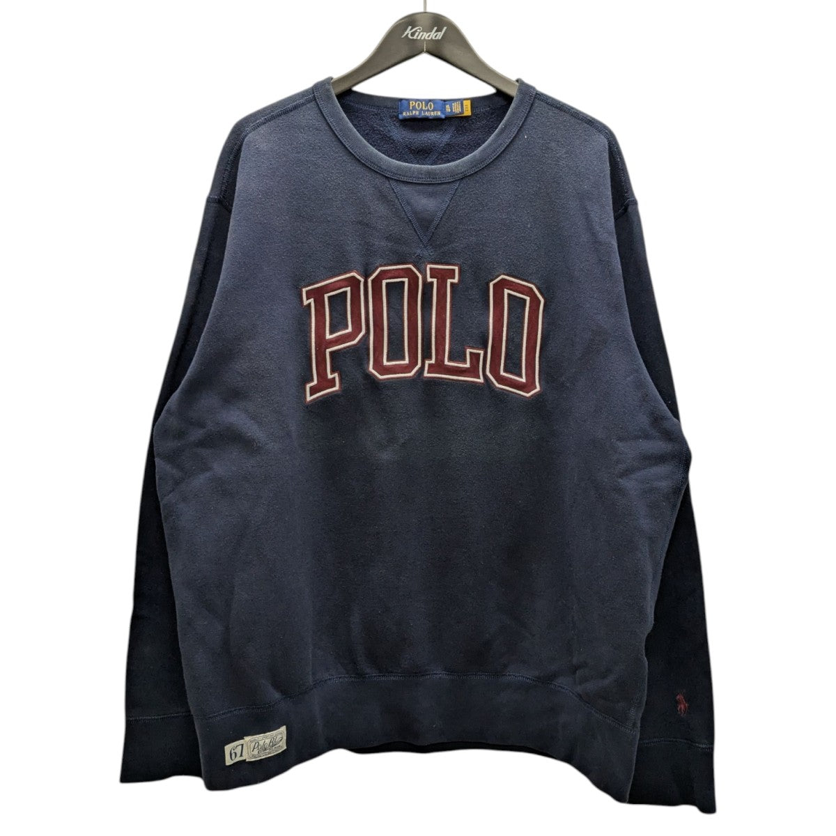 Polo Ralph Lauren ネイビー トレーナー Lサイズ POLO RALPH LAUREN ポロ ラルフローレン 長袖カットソー メンズ