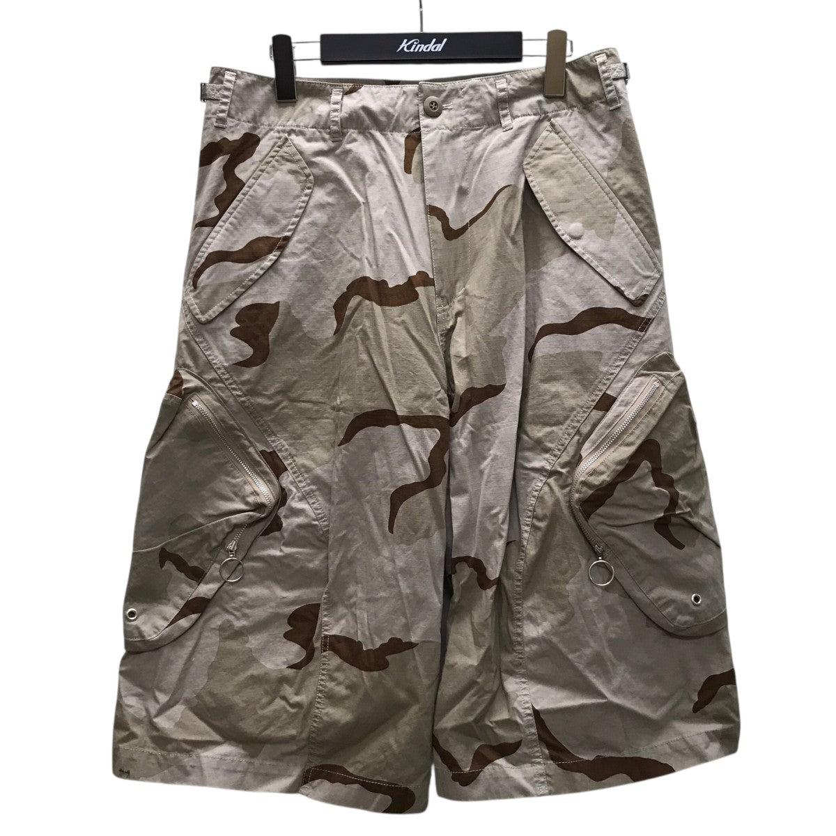 NVRFRGT 3D TWISTED CARGO SHORT PANTS カーキ NVRFRGT パンツ / ネヴァーフォーゲット 3D TWISTED CARGO
