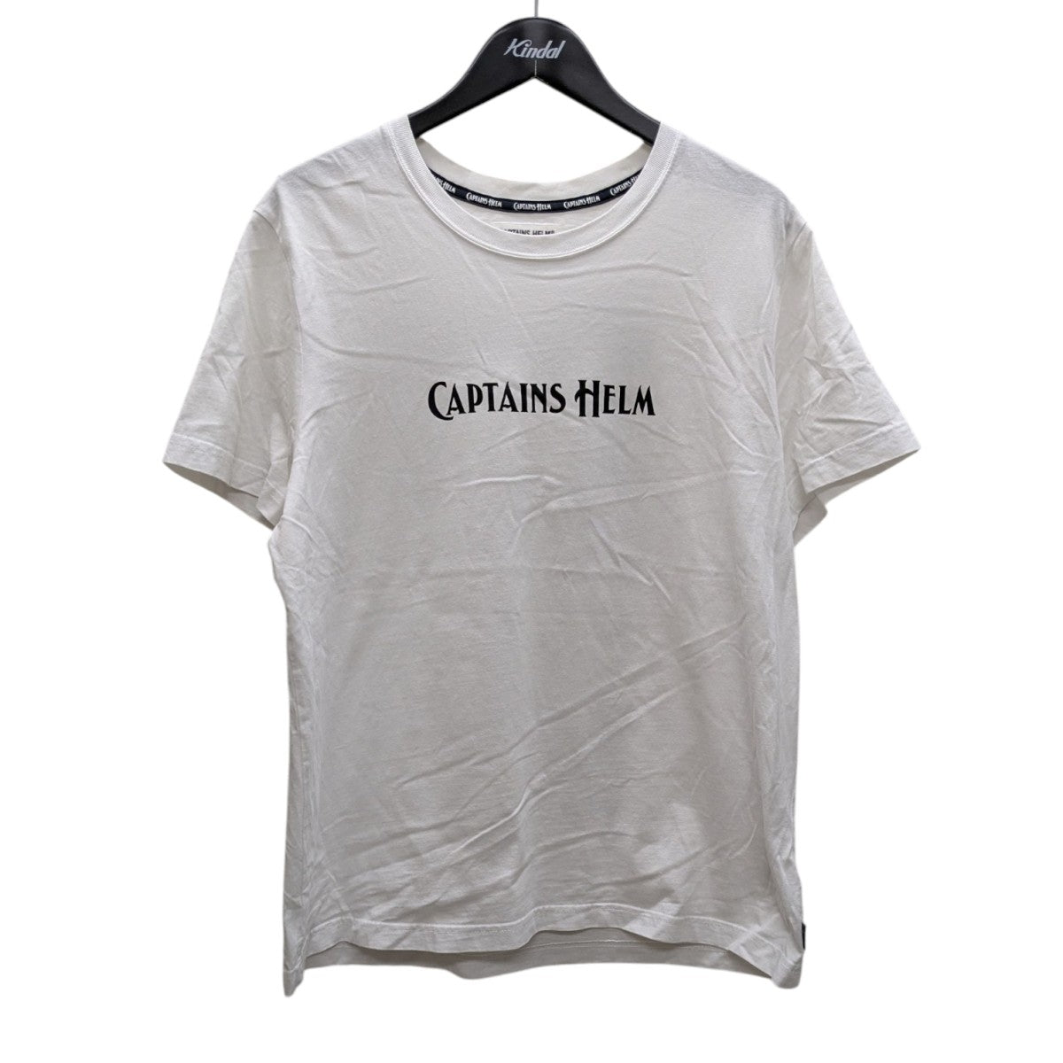 CAPTAINS HELM キャプテンズヘルム Abu Garcia Tシャツ CAPTAINS HELM×Abu Garcia プリントTシャツ ホワイト サイズ L