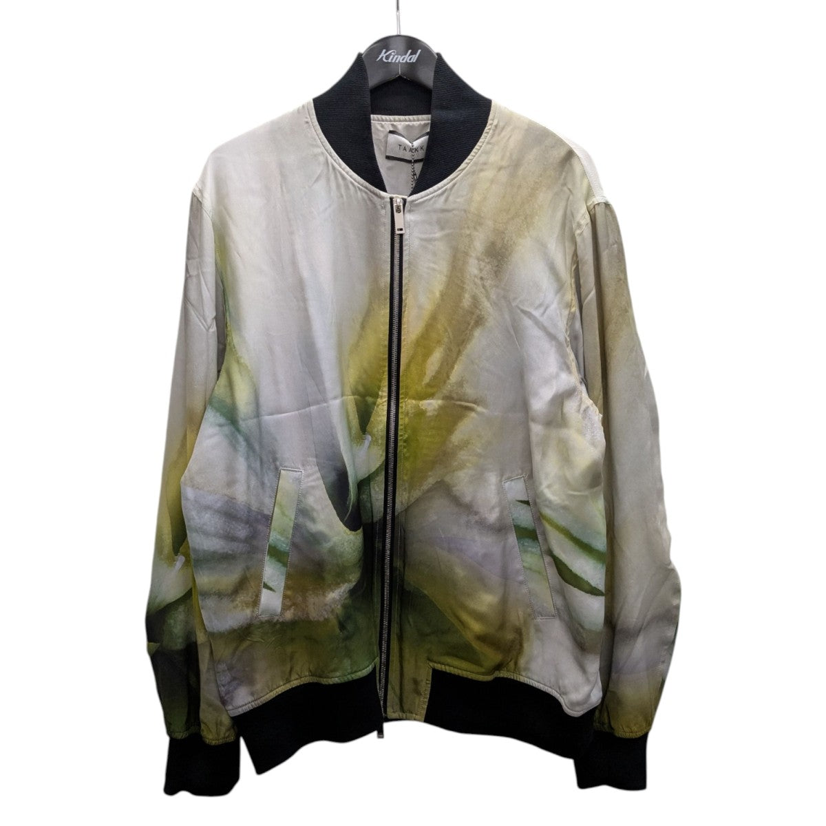 TAAKK 23SSSILK BLOUSONグラフィックシルクブルゾンTA23SS-BL033 古着・中古-1枚目のアイテム画像