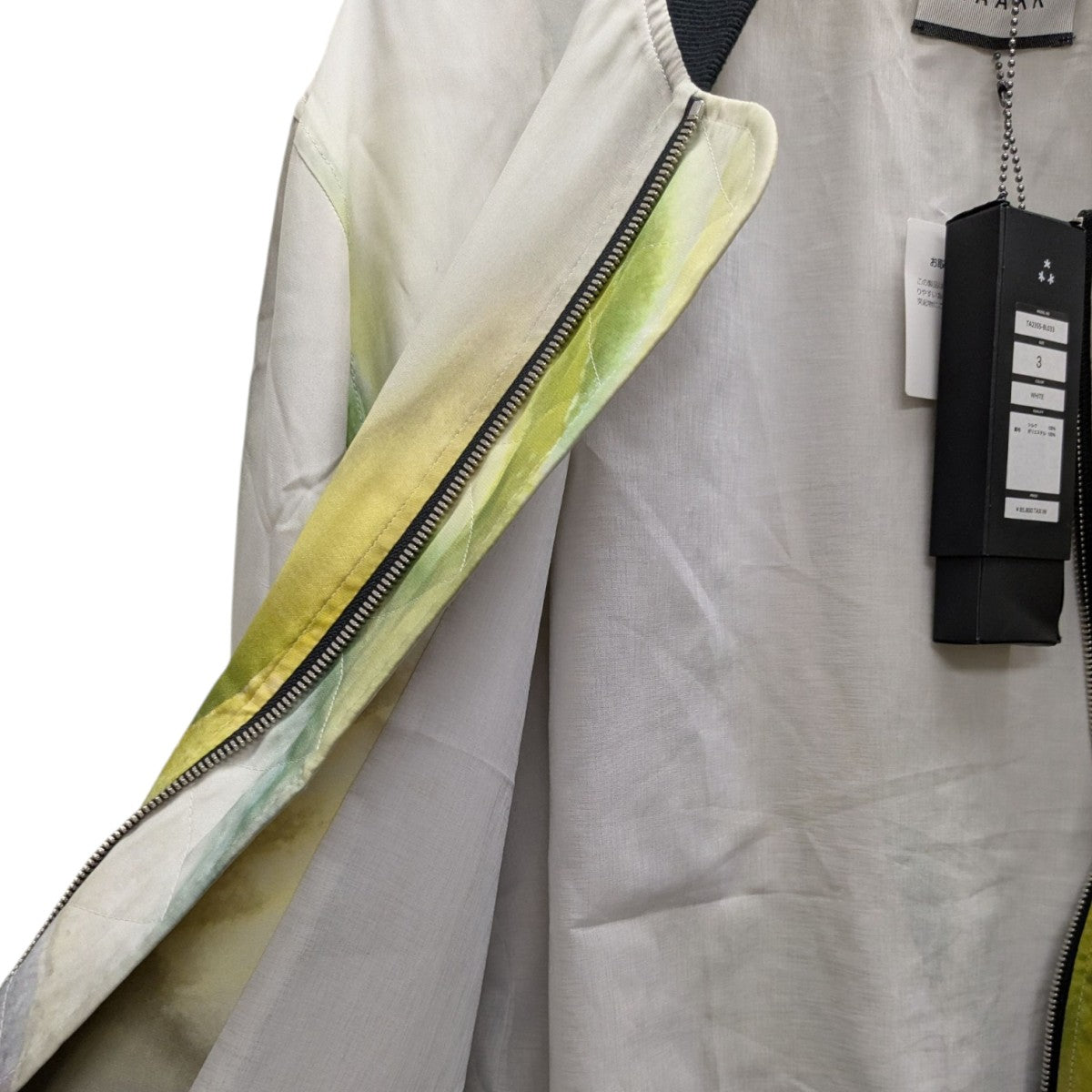 TAAKK 23SSSILK BLOUSONグラフィックシルクブルゾンTA23SS-BL033 古着・中古-4枚目のアイテム画像