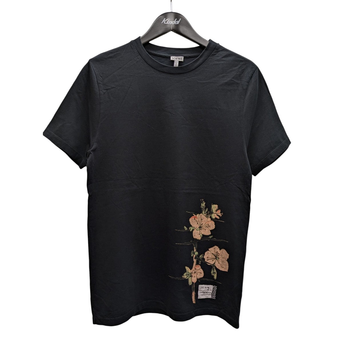 LOEWE(ロエベ) 花柄プリントTシャツ S6199450CR ブラック サイズ