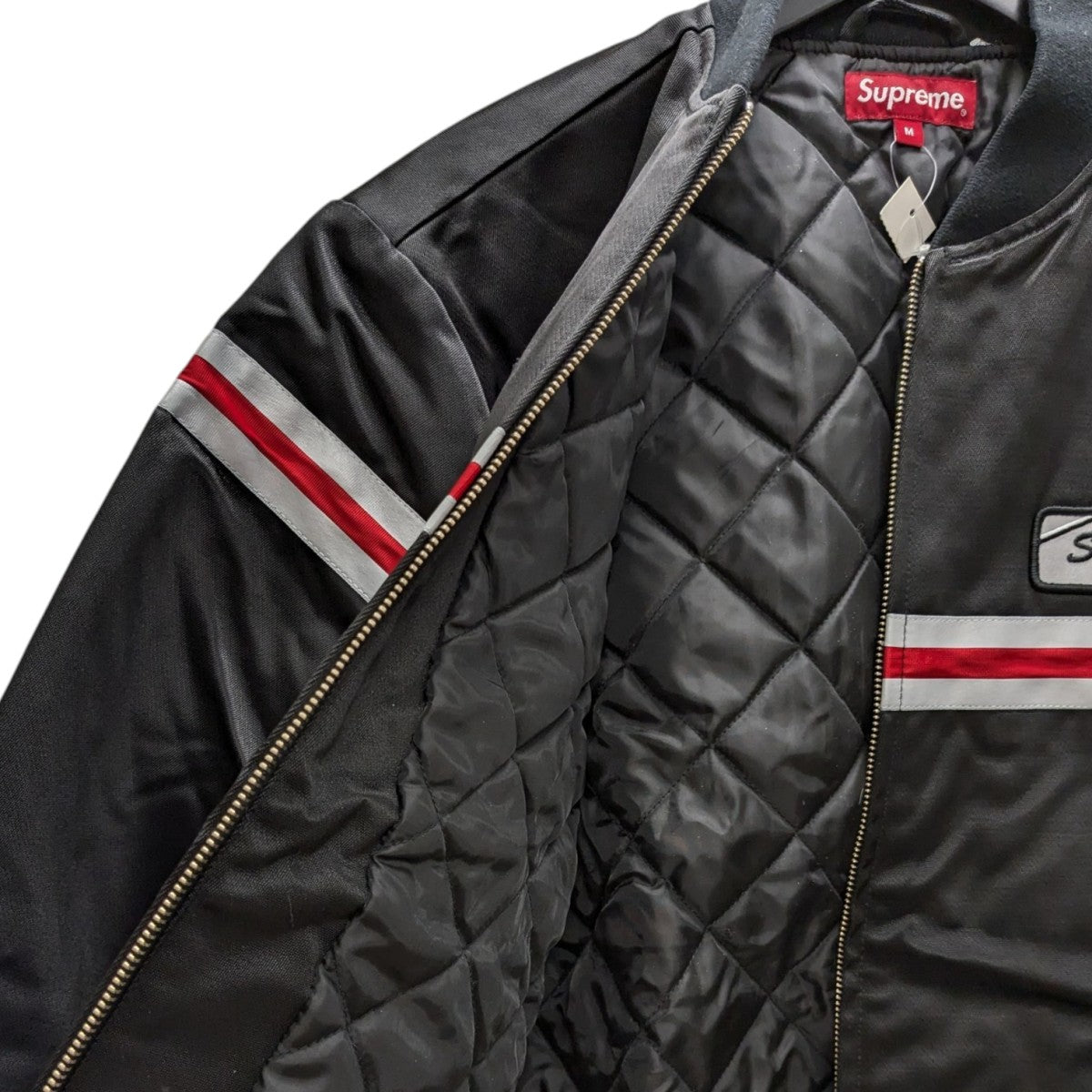 Supreme Reflective Stripe Work Jacket中綿ジャケット 古着・中古-6枚目のアイテム画像