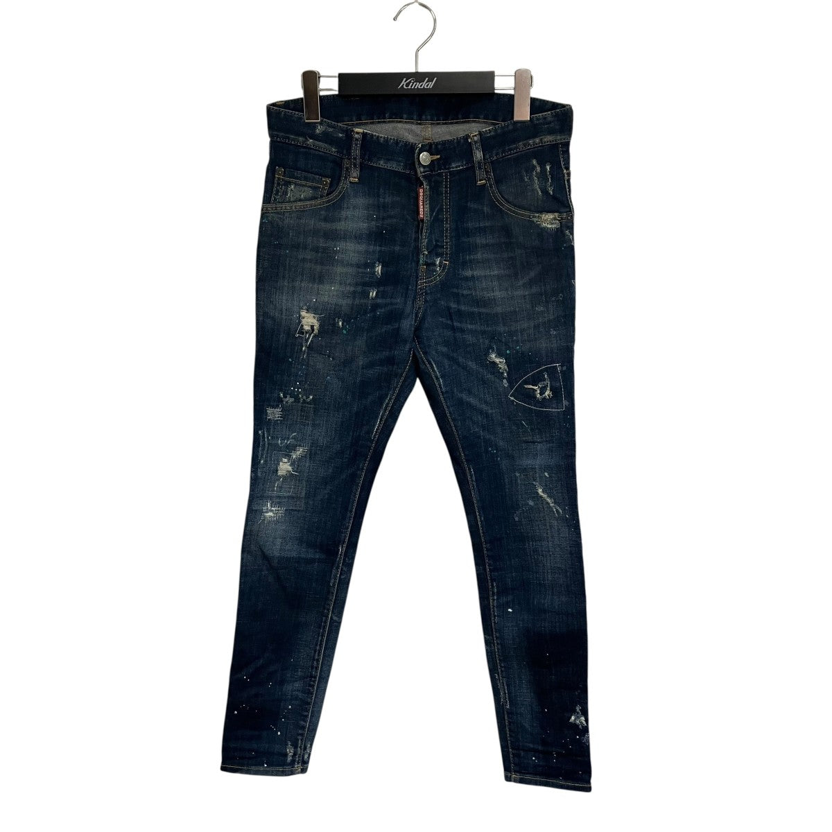 DSQUARED2 [ペンキ] [ステイン][リペア]ダメージ加工デニムパンツ DSQUARED2 [ペンキ] [ステイン][リペア]ダメージ加工デニムパンツ