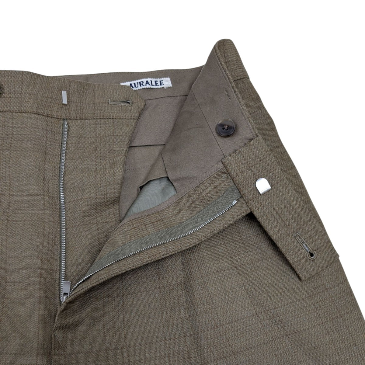 25SS BLUEFACED WOOL TWO-TUCK SLACKS スラックス