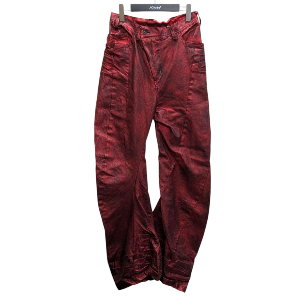 JULIUS Flared Jet Pant coated denim デニム JULIUS Flared Jet Pant coated denim デニム ユリウス JULIUS