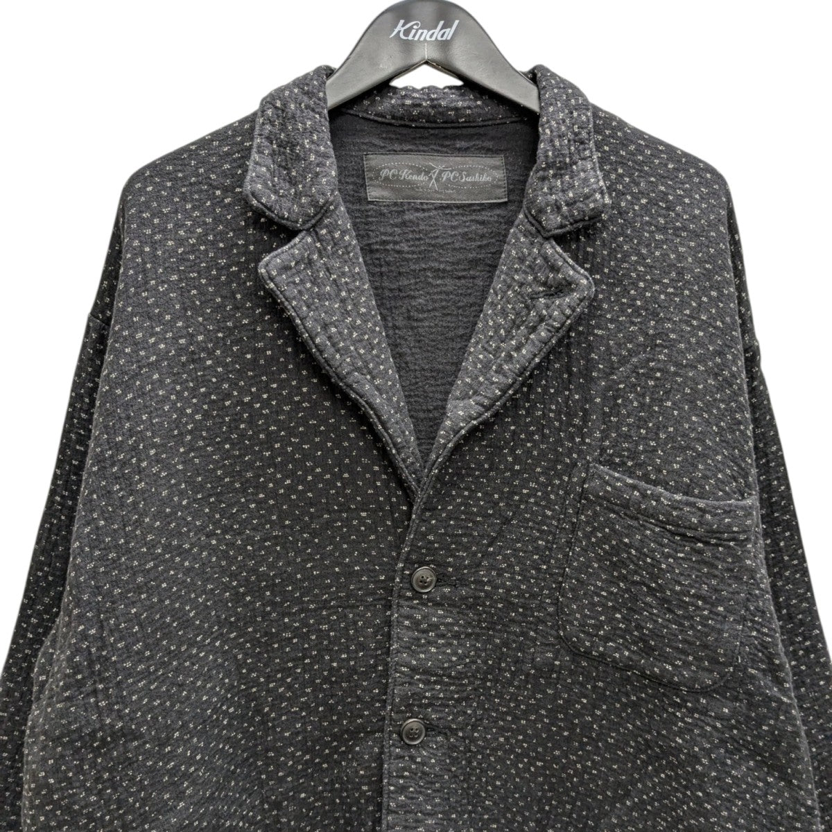 NEW SASHIKO FRENCH JACKET WATCH CHAIN ITEM刺し子フレンチジャケット