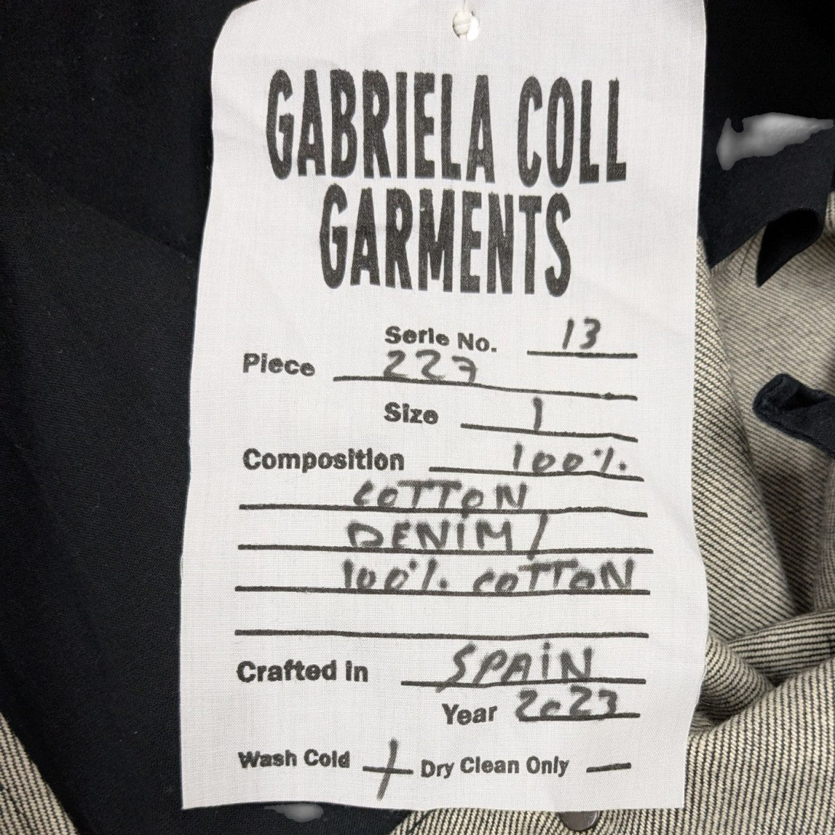 GABRIELA COLL GARMENTS カットオフデニムパンツ 古着・中古-7枚目のアイテム画像