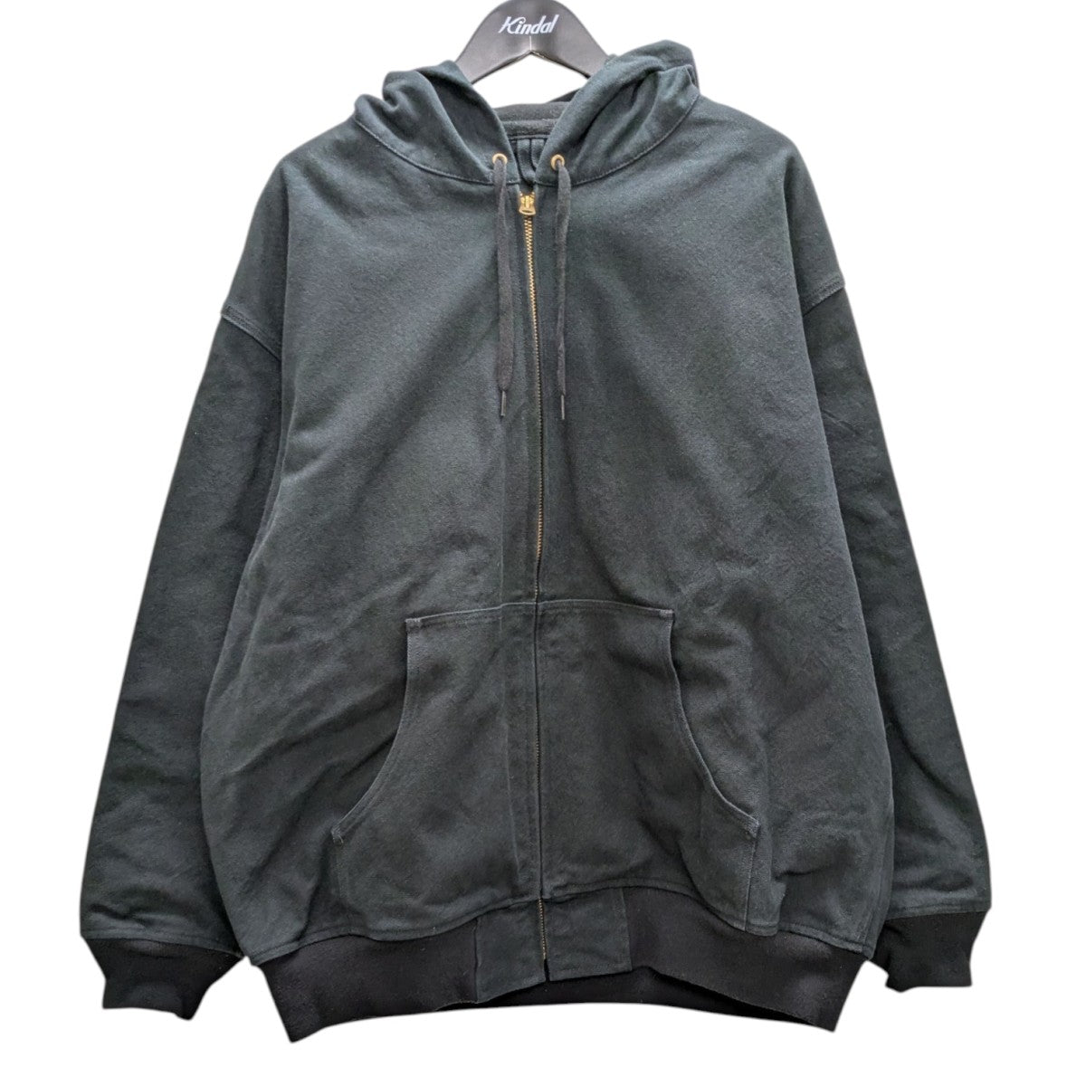 COMOLI(コモリ) 23SS コットンダックジップパーカ X01-01011 ブラック