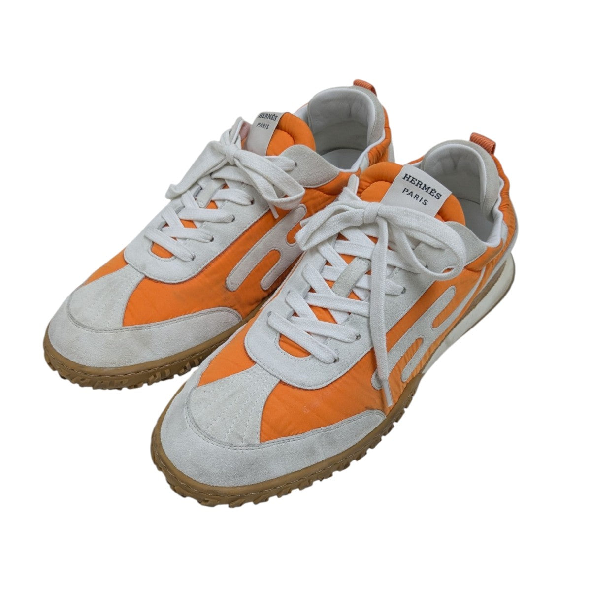 HERMES(エルメス) Jet Sneakerランニングスニーカー オレンジ サイズ
