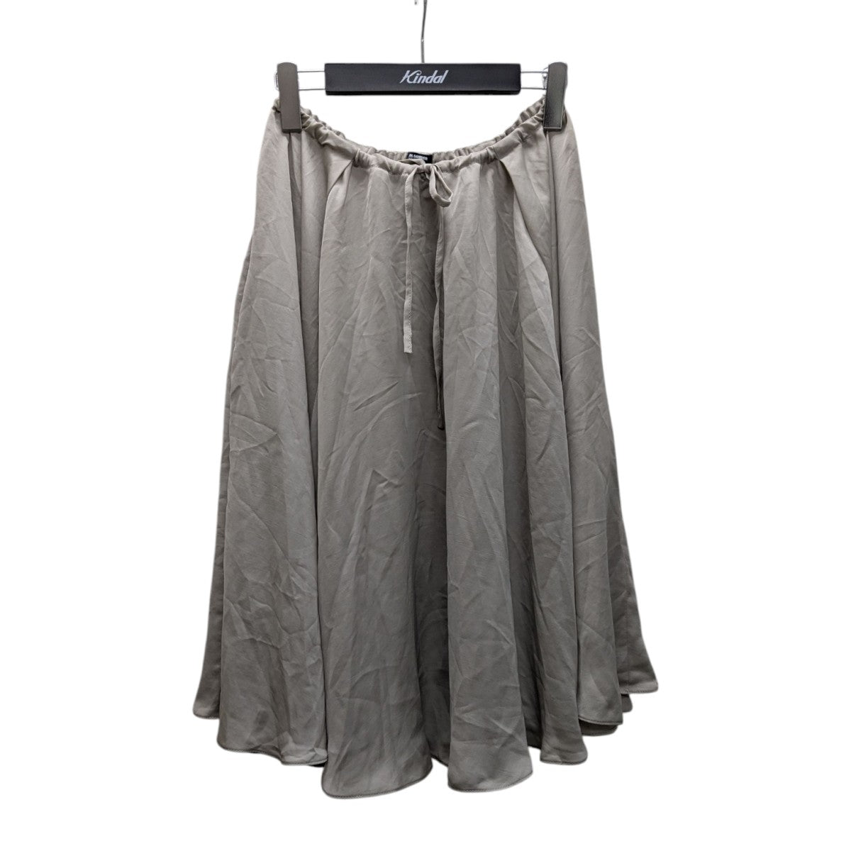 【新品】ジルサンダーネイビー　ひざ丈スカート　お洒落　ベージュ　美シルエット JIL SANDER NAVY（ジルサンダーネイビー）ひざ丈スカート