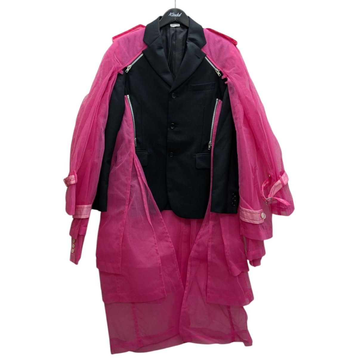 P*中様 コムデギャルソンオムプリュス　20AW テーラードジャケット　ピンク COMME des GARCONS HOMME PLUS（コムデギャルソンオムプリュス