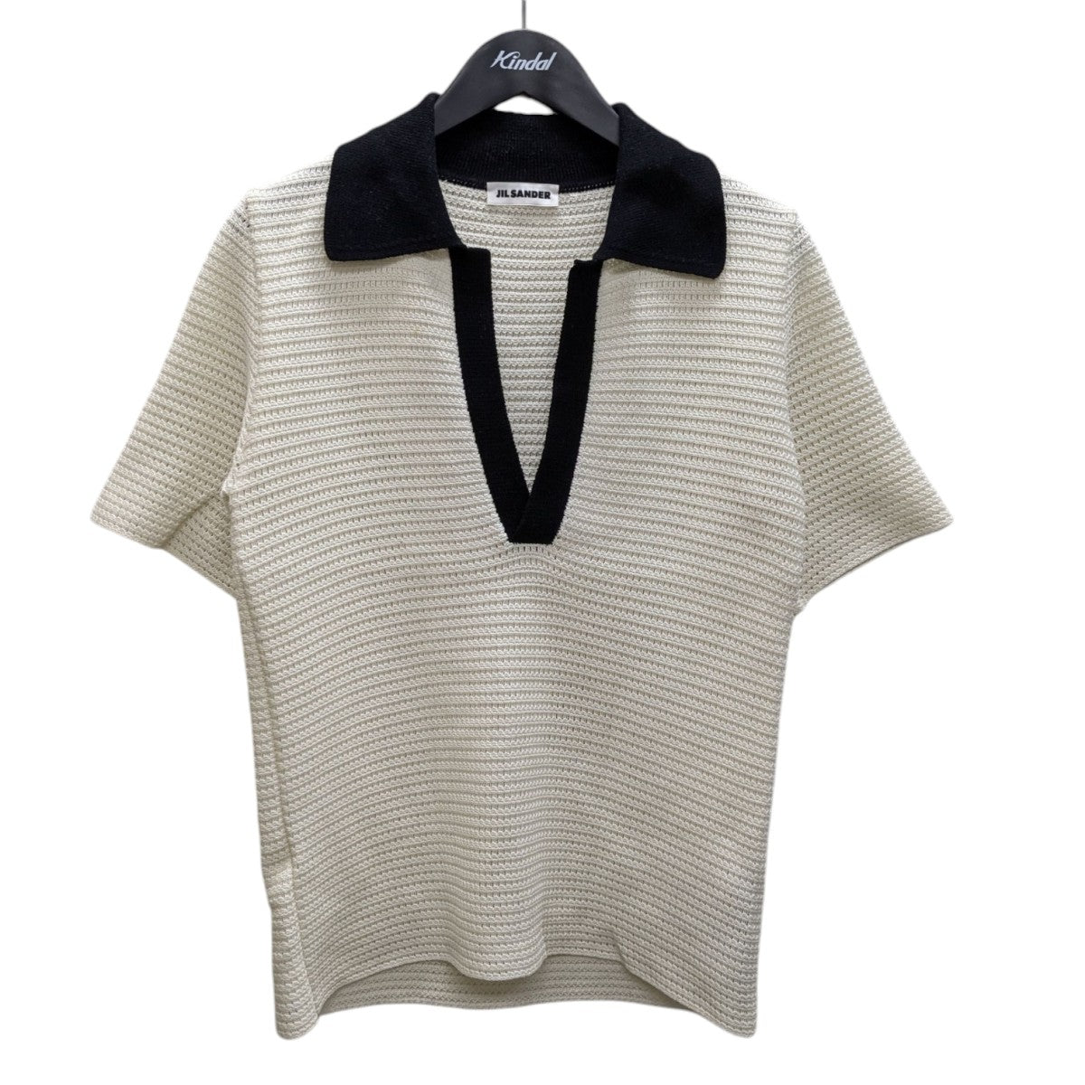 JIL SANDER ブラック ポロシャツ JIL SANDER ポロシャツ JIL SANDER ブラック ポロシャツ JIL SANDER