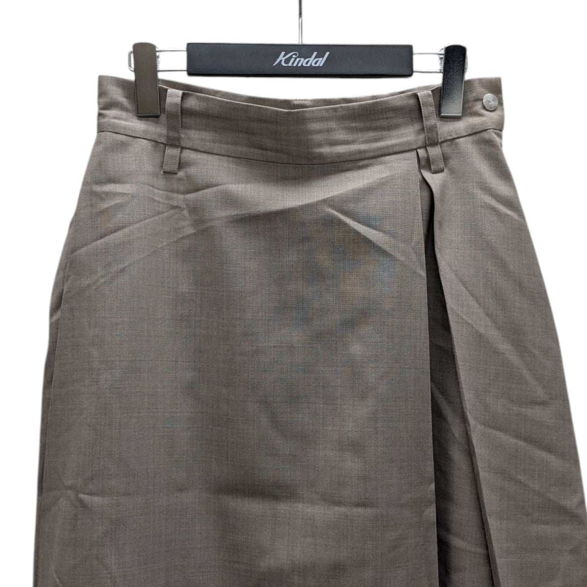 IHNN 25SSSUMMER WOOL PLEATS SKIRTサマーウールスカートID25S-SK01 古着・中古-2枚目のアイテム画像