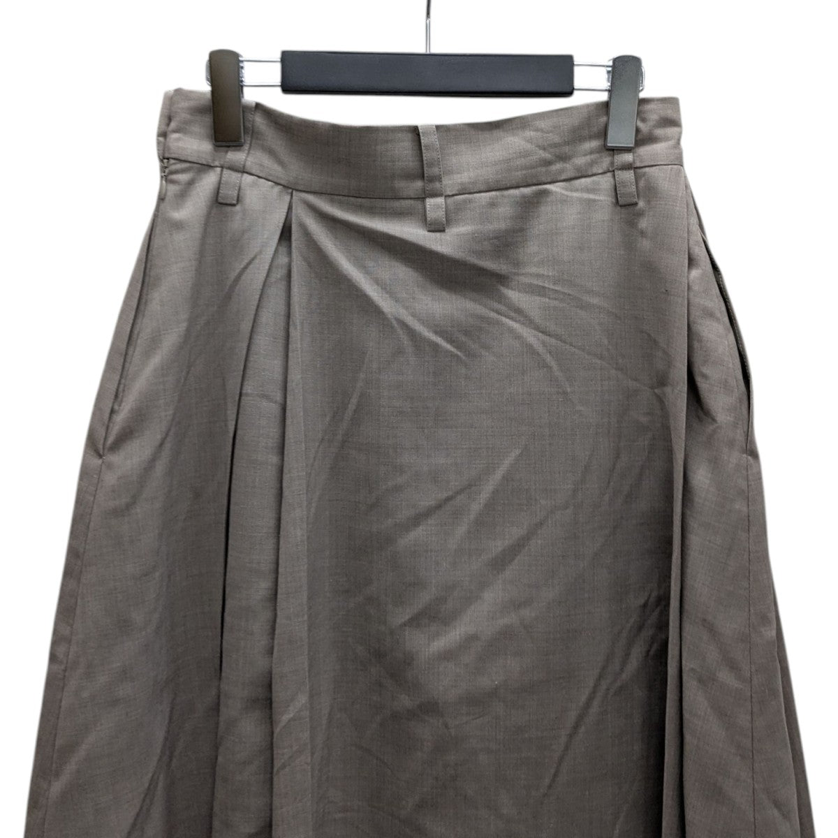 IHNN 25SSSUMMER WOOL PLEATS SKIRTサマーウールスカートID25S-SK01 古着・中古-4枚目のアイテム画像