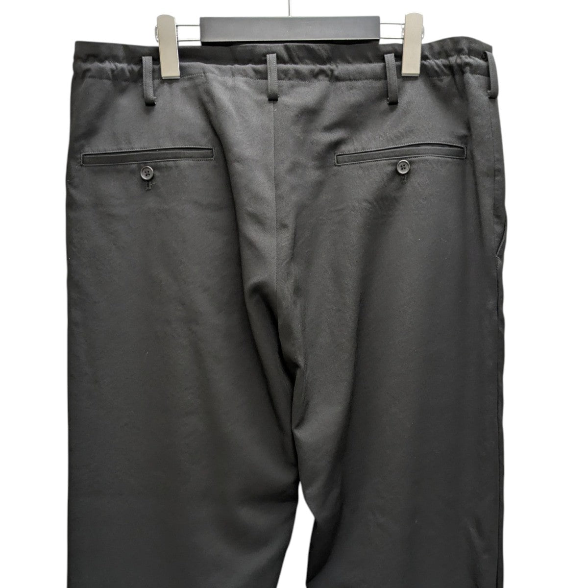 WOOL GABARDINE BELTED HEM PANTS ウールギャバヘムパンツ