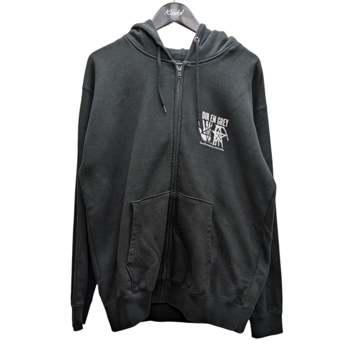 deadly claris(deadly claris) ジップパーカー ブラック サイズ