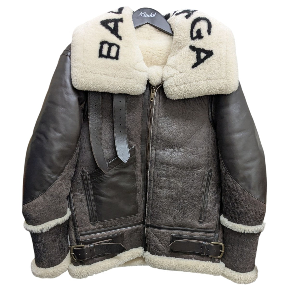 BALENCIAGA(バレンシアガ) ロゴムートンジャケット 436548