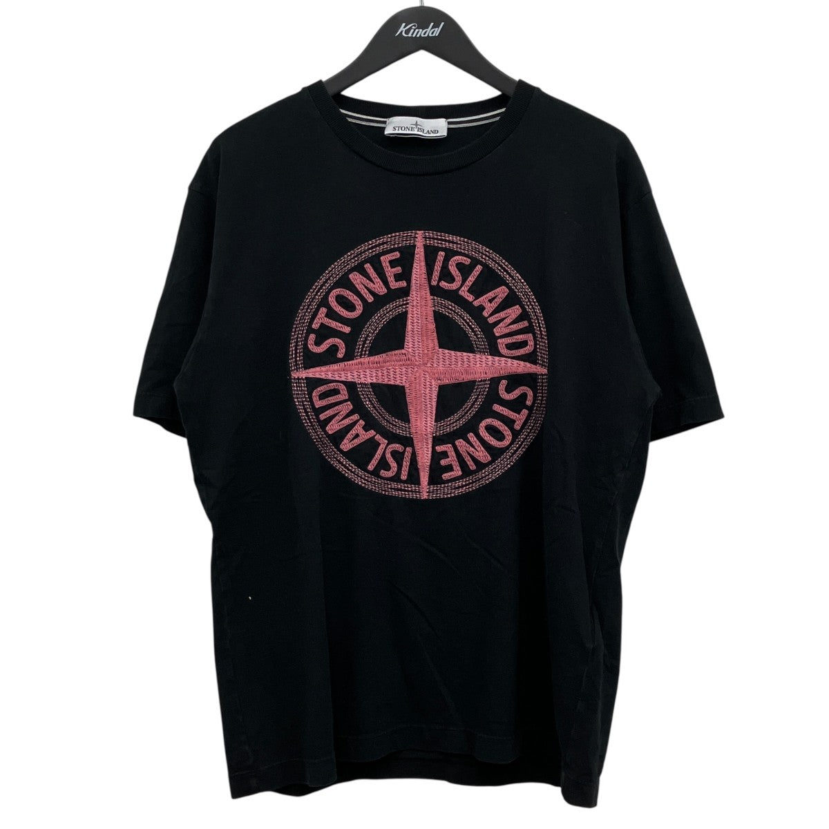 STONE ISLAND(ストーンアイランド) フロントロゴ刺繍 半袖Tシャツ