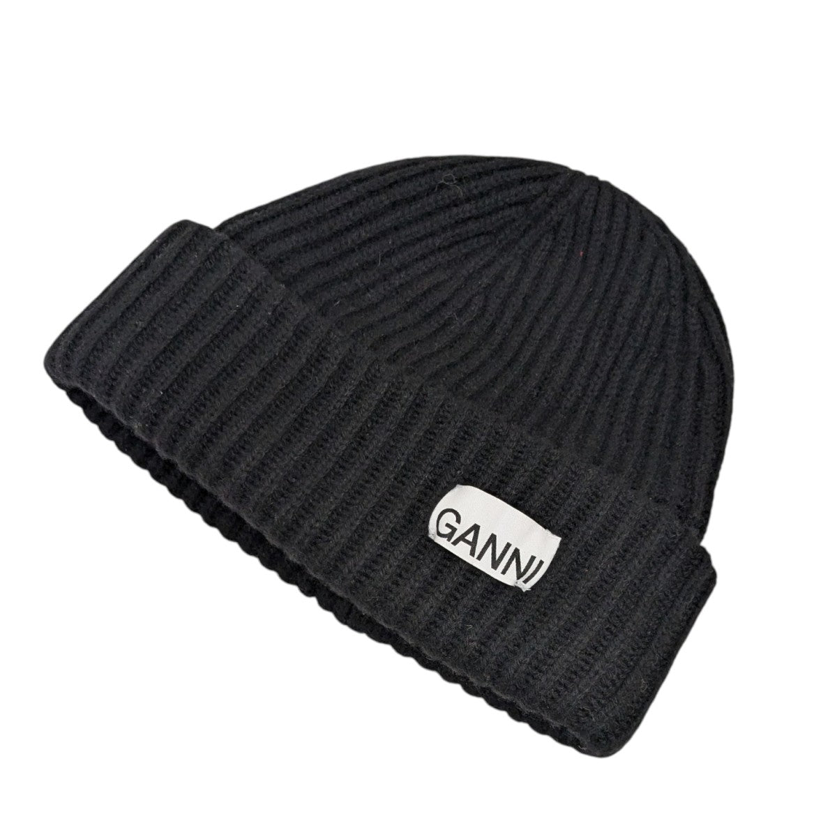 Ganni(ガニー) ニット帽 5789 ブラック サイズ ONE SIZE｜【公式