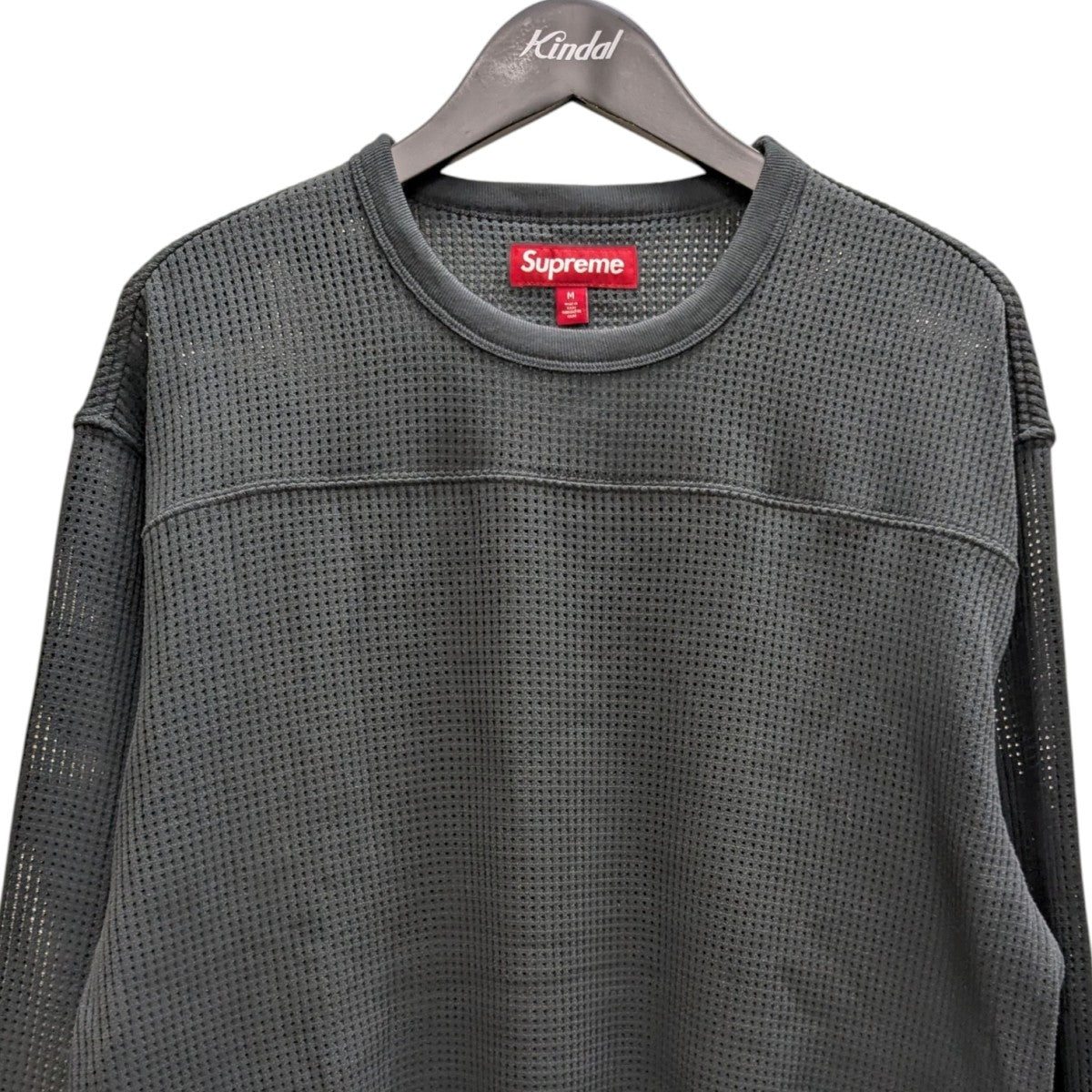 Polartec Mesh L S Football topメッシュフットボールTシャツ