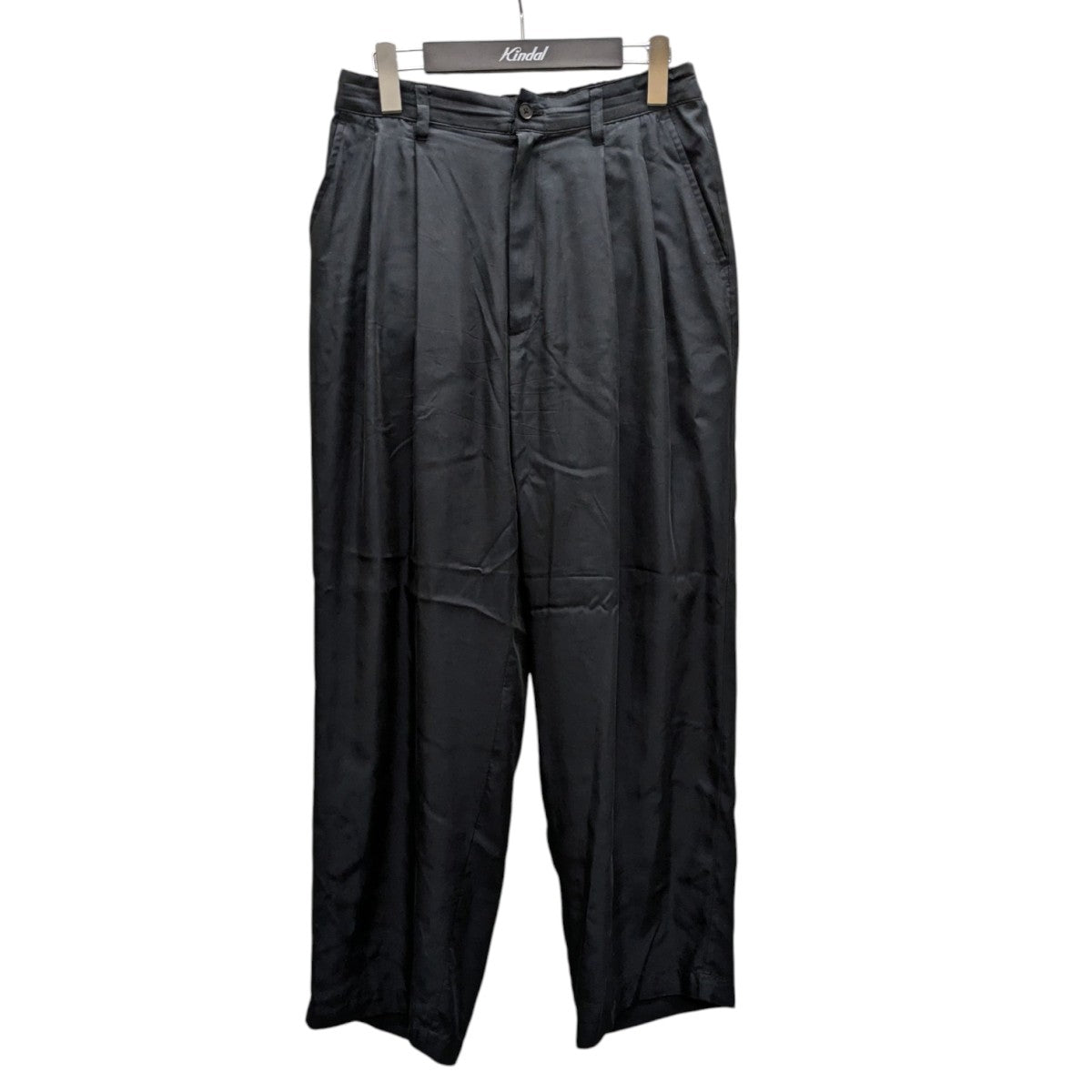 Cupro Twill Wide Easy TrousersイージーパンツST.1155