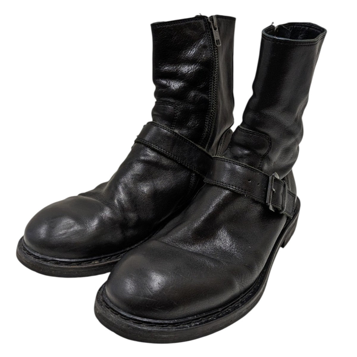 ANN DEMEULEMEESTER サイドジップブーツ ANN DEMEULEMEESTER(アンドゥムルメステール) サイドジップブーツ