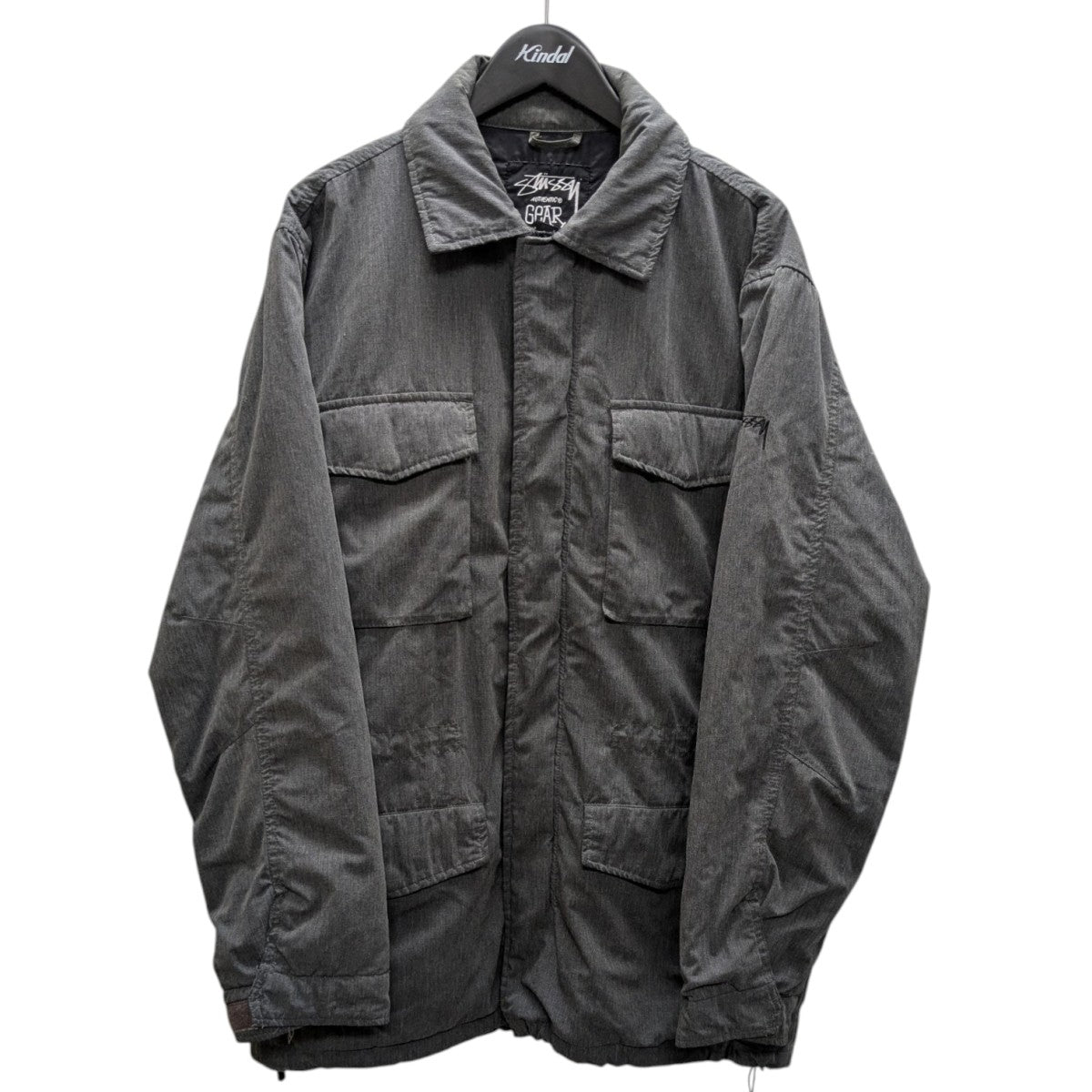 Stussy グレー ナイロンジャケット STUSSY - 90s old stussyオールドステューシー ヴィンテージ
