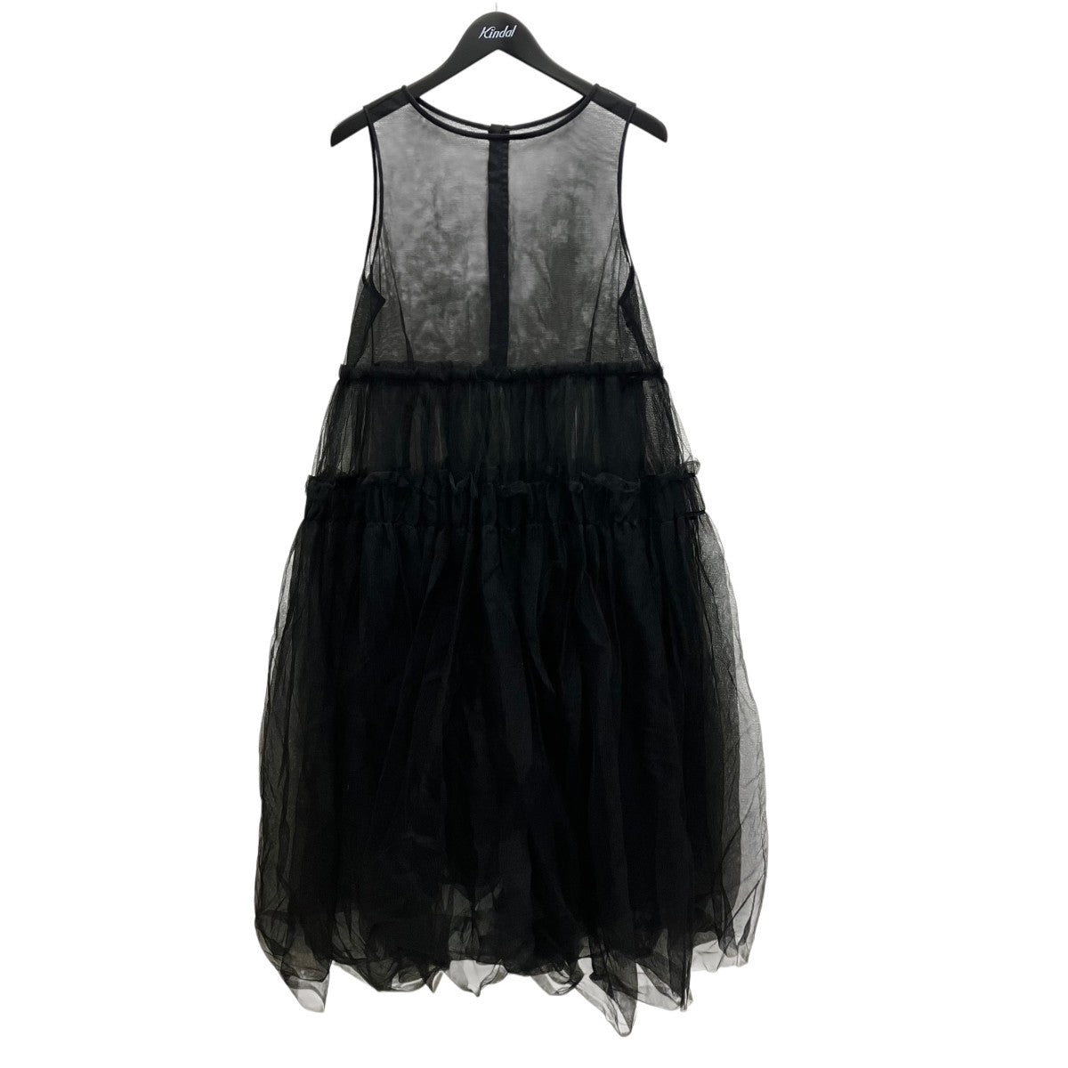 チュールノースリーブワンピース