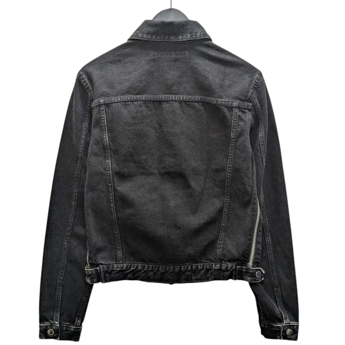 WASHED DENIM SIDE ZIP JACKET サイドジップデニムジャケット