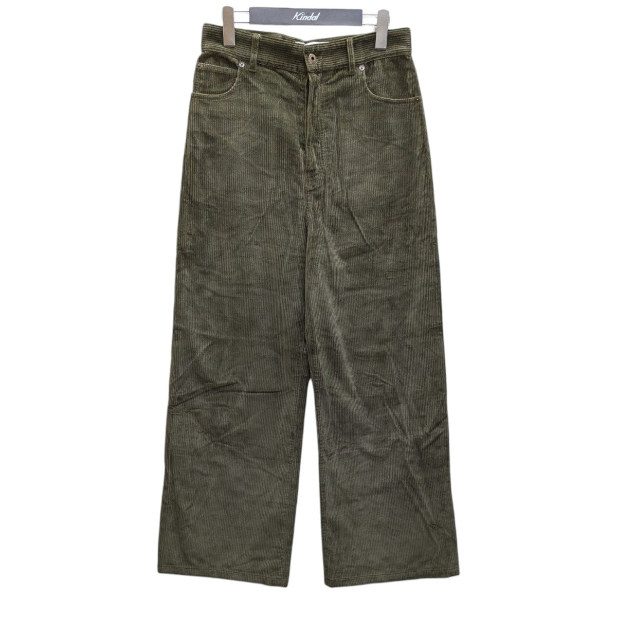 LOEWE(ロエベ) カシミヤ混ワイドコーデュロイパンツ H526Y04WET