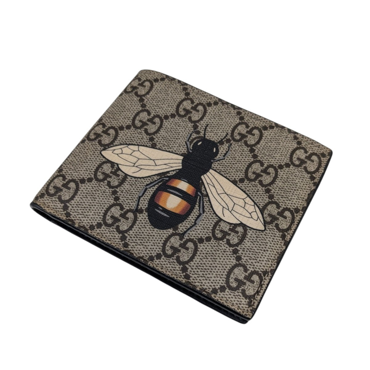 GUCCI(グッチ) ビー二つ折り財布 451268 ベージュ｜【公式】カインド