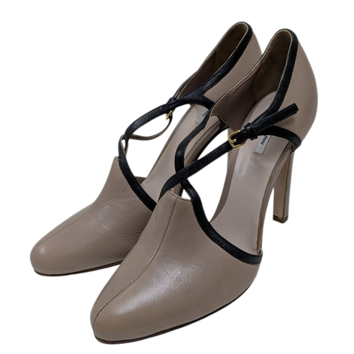 MIU MIU(ミュウミュウ) ヒールパンプス ピンク サイズ 39 1/2