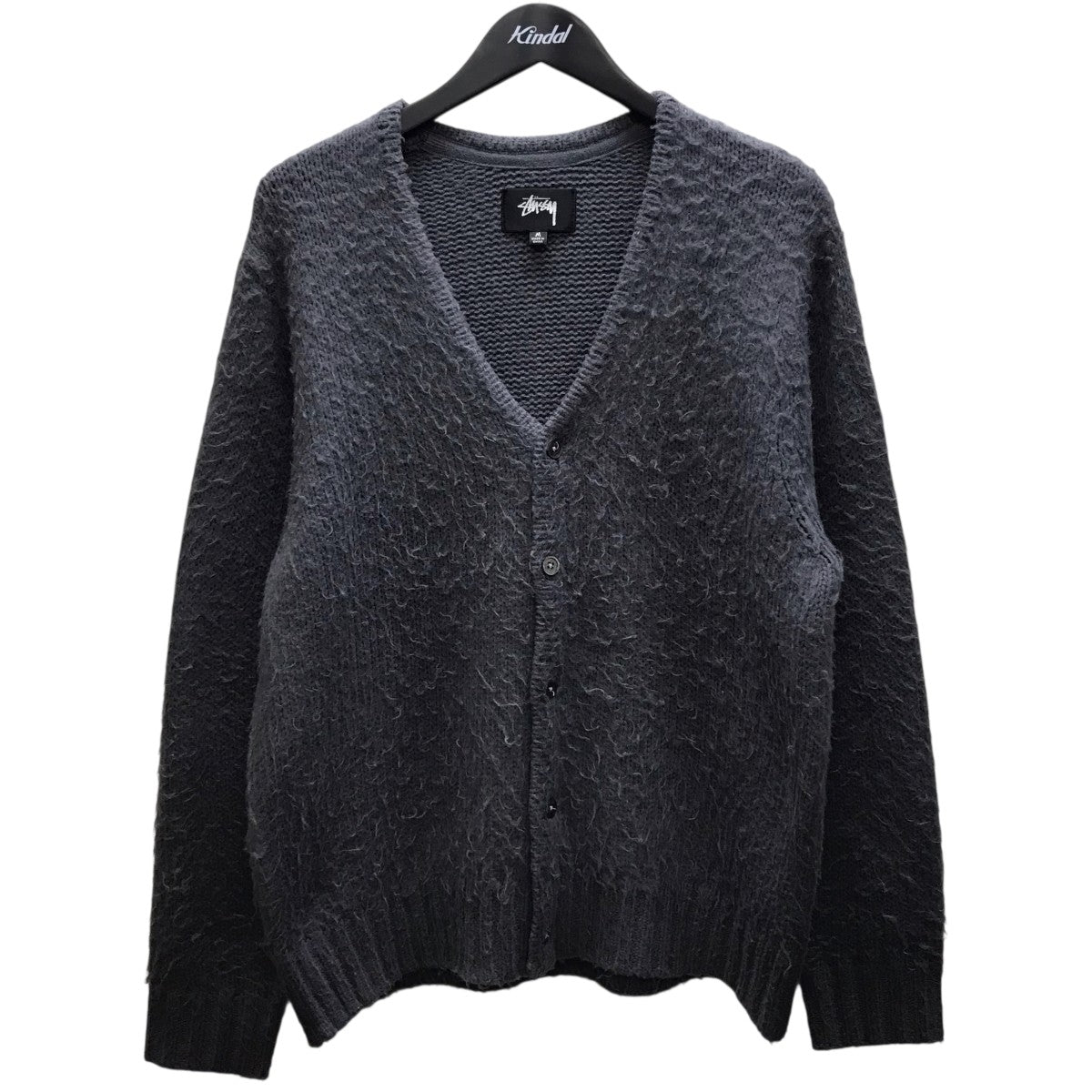 stussy(ステューシー) シャギーカーディガン 117163 グレー サイズ M