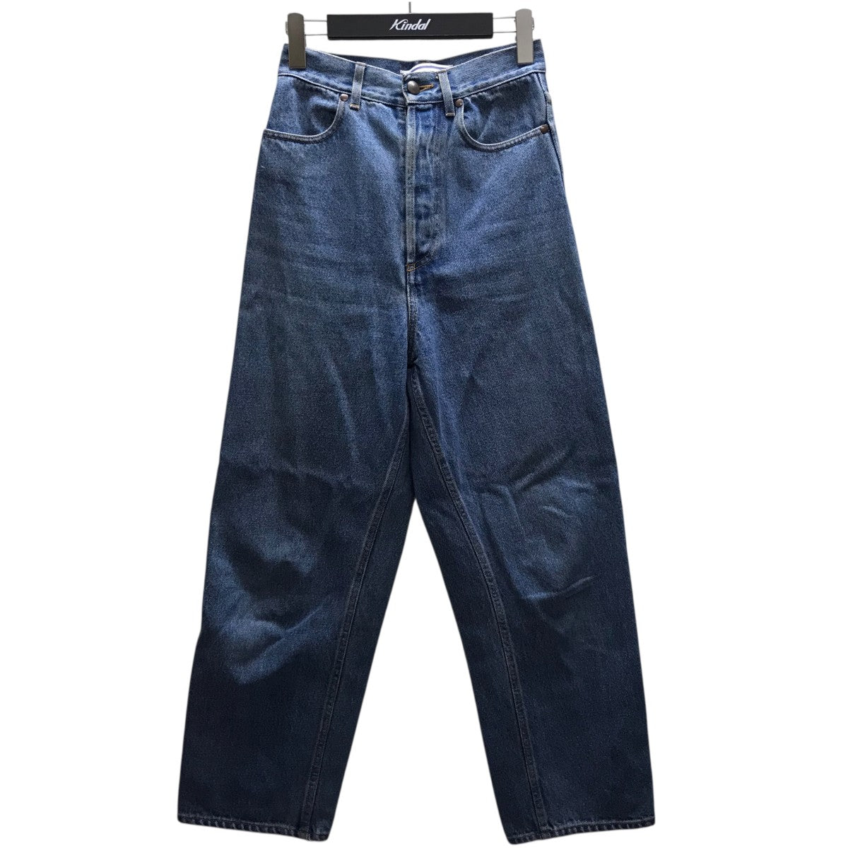 Cristaseya Bleached denim high-waisted jeansハイウエストワイドデニムパンツ 古着・中古-1枚目のアイテム画像