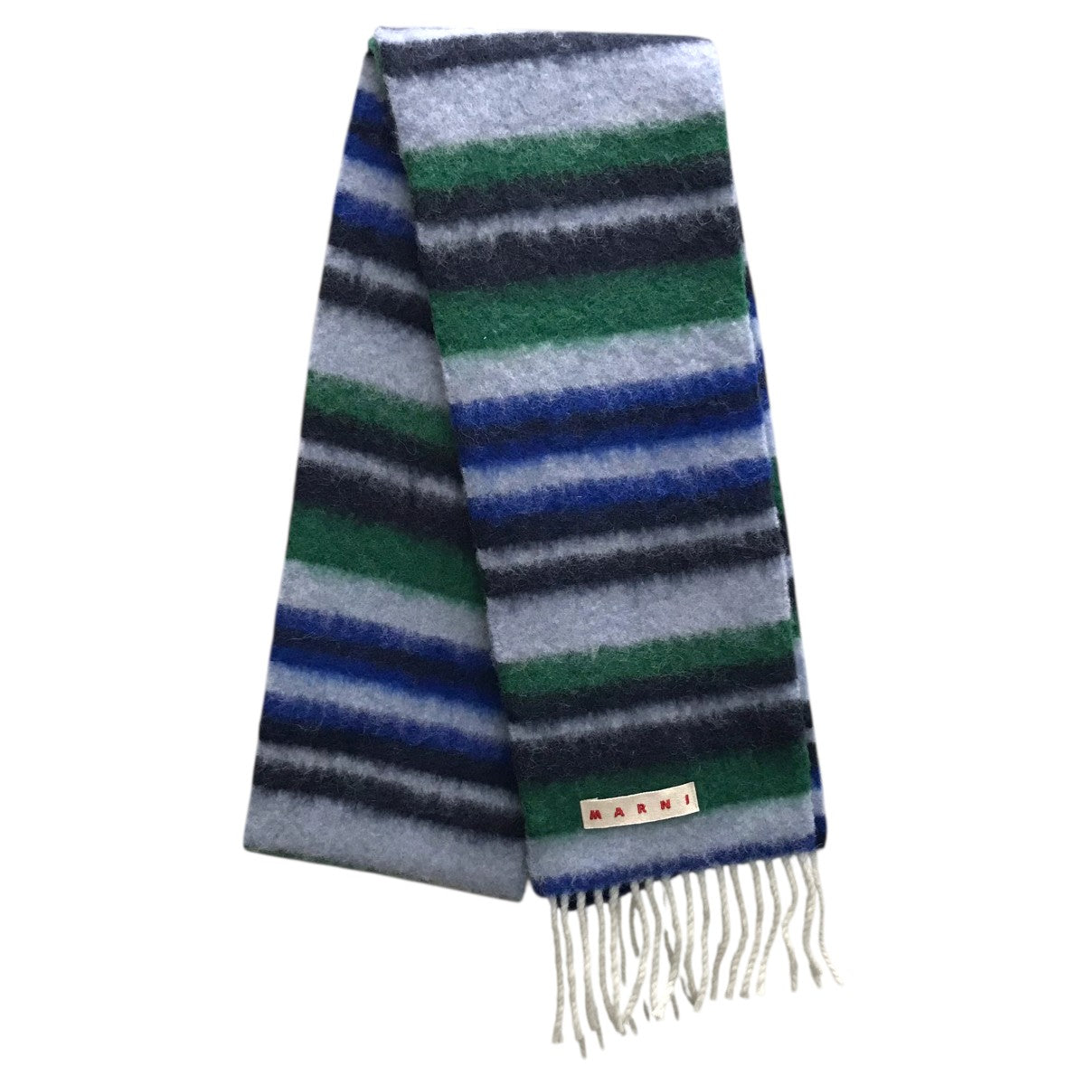 MARNI(マルニ) 「STRIPED BRUSHED WOOL」ストライプマフラー