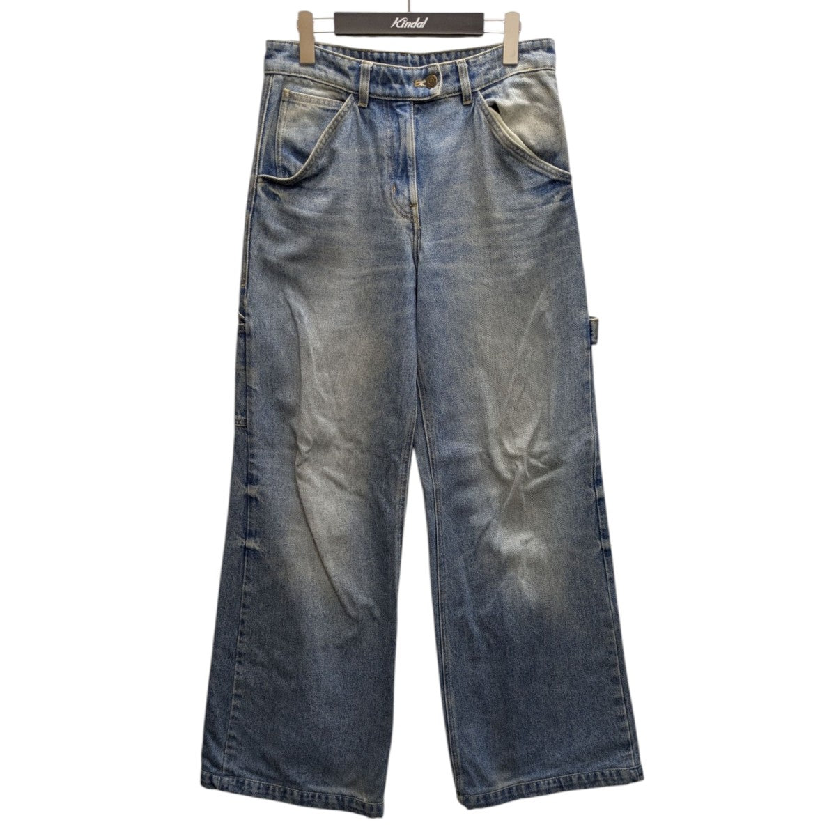 courreges(クレージュ) ワイドデニムパンツ インディゴ サイズ 36
