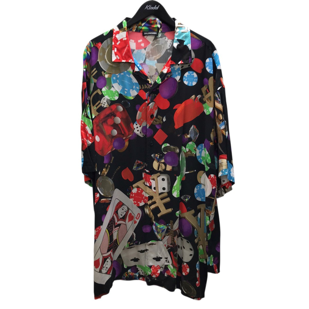 BALENCIAGA(バレンシアガ) プリント半袖シャツ 571440 TEL42 BALENCIAGA(バレンシアガ) プリント半袖シャツ 571440 TEL42
