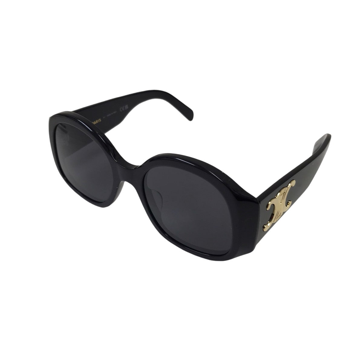CELINE ブラックサングラス ケース付き CELINE(セリーヌ) ケース トリオンフサングラス CL40305U ブラック