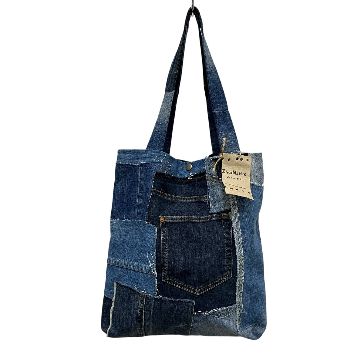 ZinaNatko(ZinaNatko) デニムトートバッグ インディゴ｜【公式