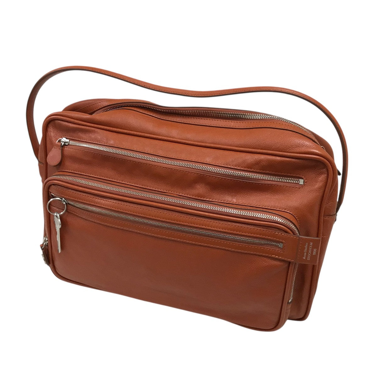 ACNE STUDIOS Cameroショルダーバッグ, コニャックブラウン 古着・中古-1枚目のアイテム画像