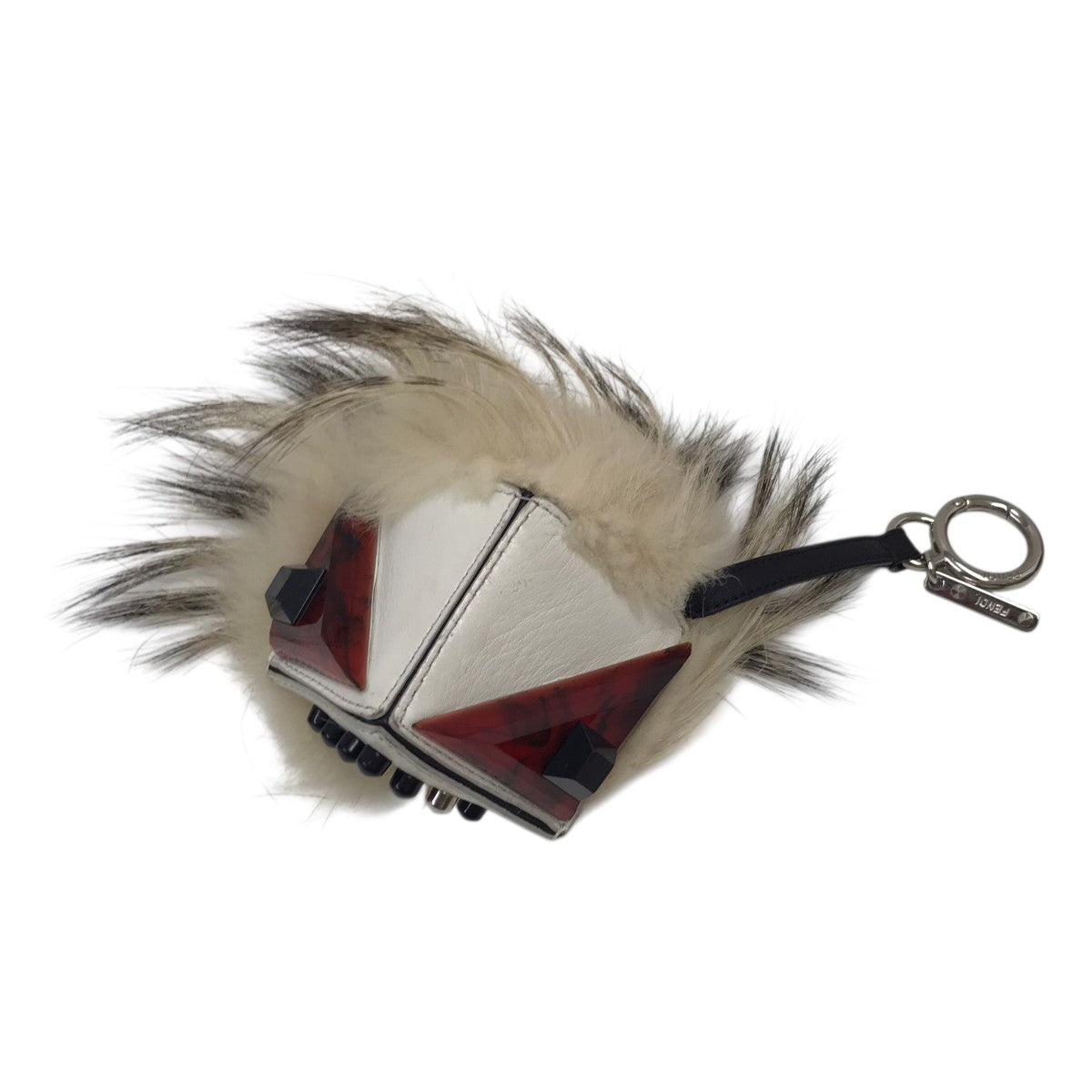 FENDI(フェンディ) モンスターファーチャーム アイボリー｜【公式