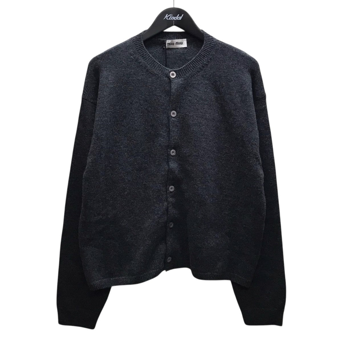 MIU MIU(ミュウミュウ) ウールニットカーディガン DNA02U S000 13WS