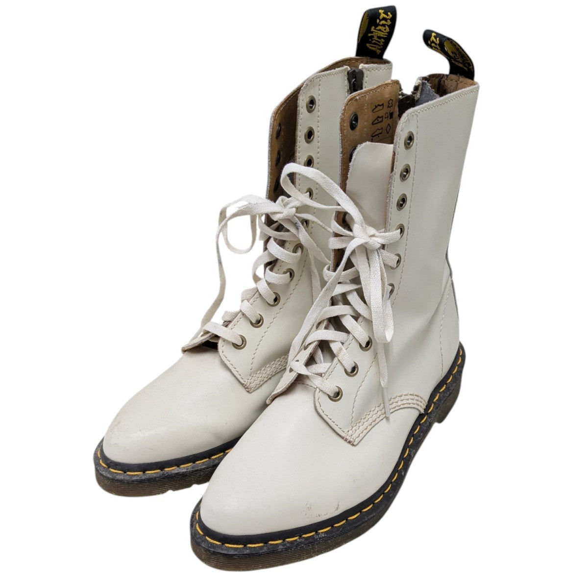 Dr．Martens(ドクターマーチン) ALIXサイドジップブーツ ホワイト