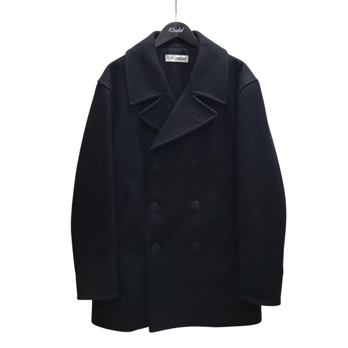 OUR LEGACY(アワーレガシー) PEACOAT Black Opulent Melton Pコート