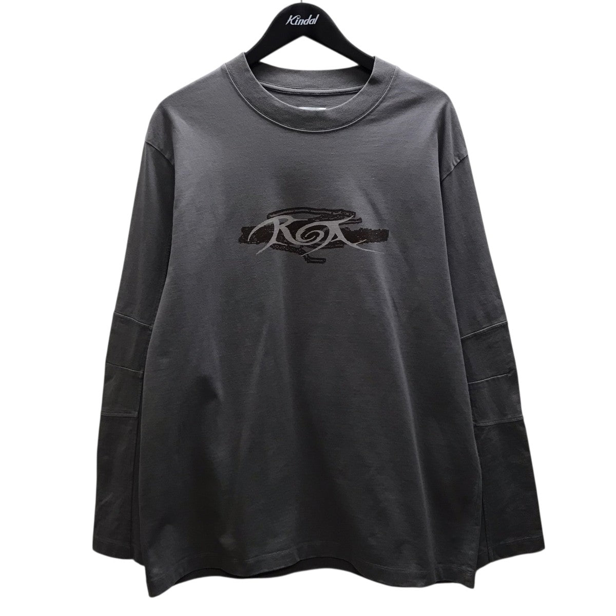ROA(ロア) LONG SLEEVE GRAPHIC TEE長袖Tシャツ グレー サイズ S