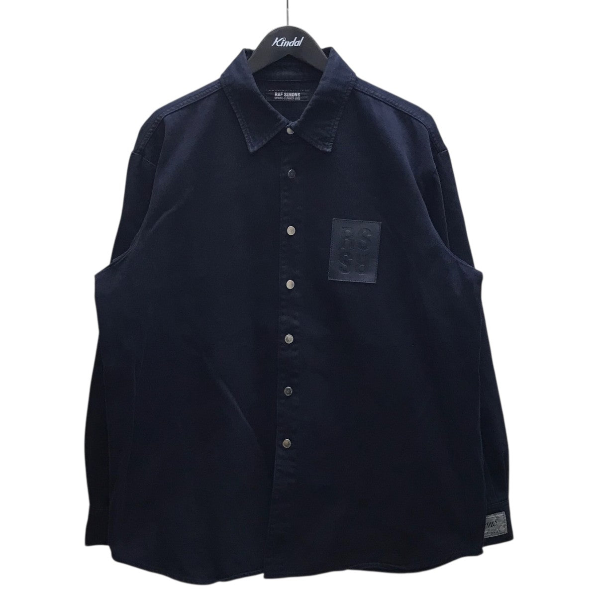 RAF SIMONS(ラフシモンズ) 長袖シャツジャケット 221-M242 ネイビー