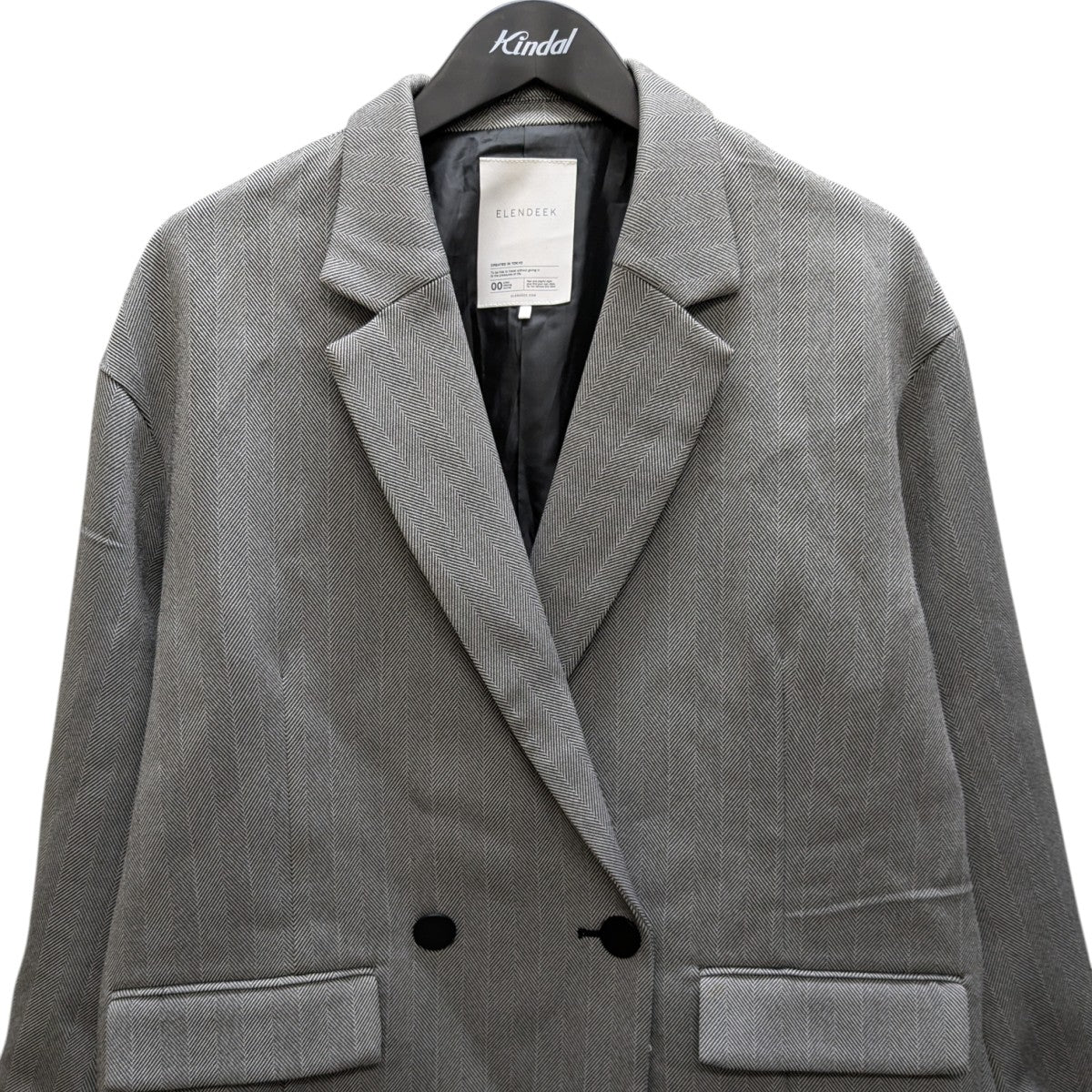 HERRINGBONE OVER JK テーラードジャケット