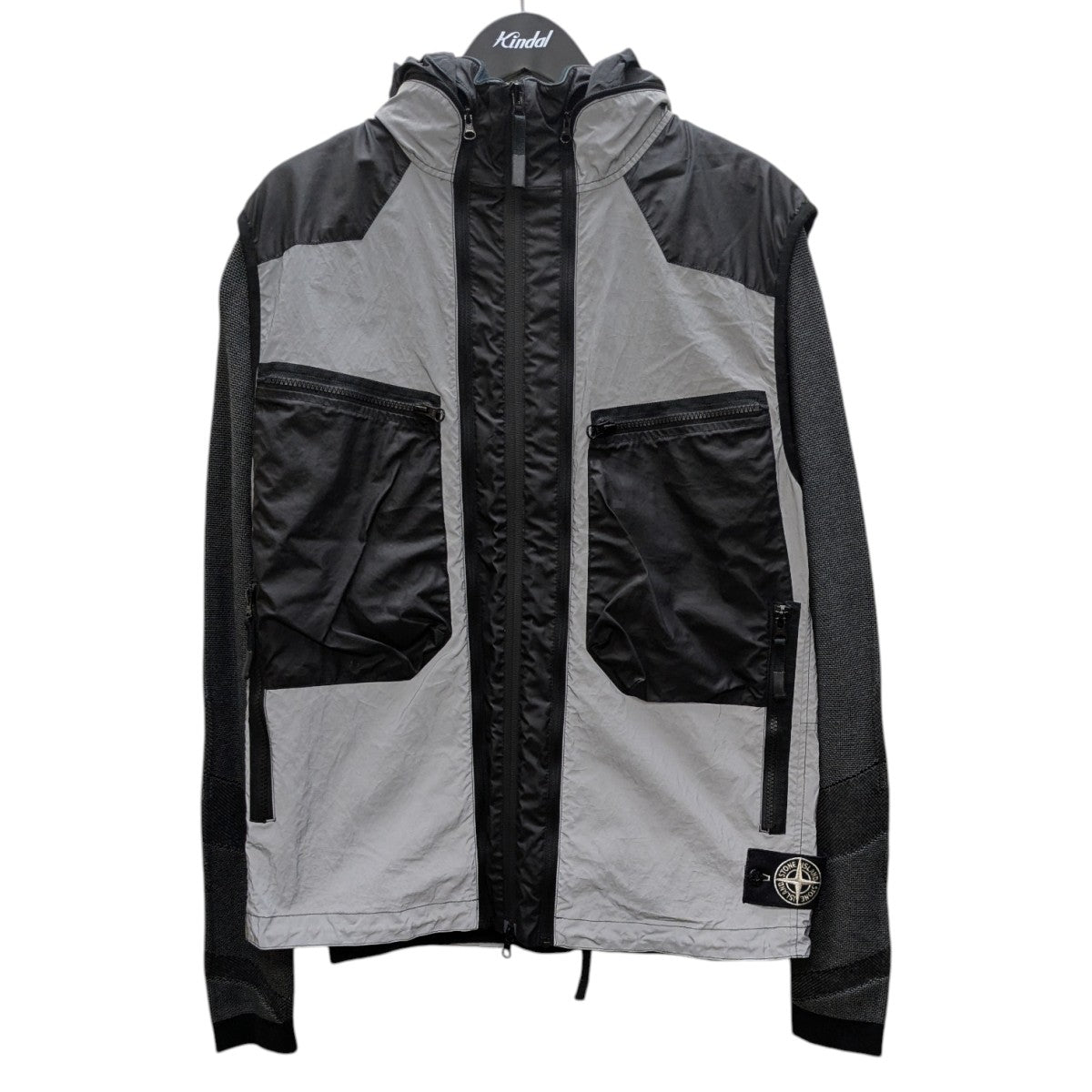 ★ストーンアイランド襟2wayジャケット★ STONE ISLAND(ストーンアイランド) 2WAYジャケット 211550204 グレー